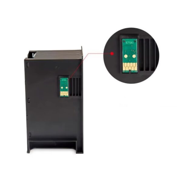 Chip de reemplazo Epson T6711. Reutiliza la caja de mantenimiento y restablece el contador en impresoras Epson EcoTank L1455, WorkForce WF-7610, WF-7620.