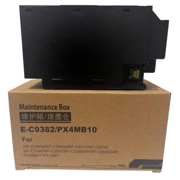 Caja de Mantenimiento Genérico C9382 PX4MB10 para WorkForce WF-C5310, C5390, C5810, C5890 y C5891. Alta calidad, lista para usar y envío inmediato.