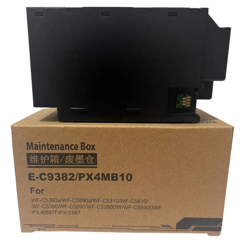 Caja de Mantenimiento Genérico C9382 PX4MB10 para WorkForce WF-C5310, C5390, C5810, C5890 y C5891. Alta calidad, lista para usar y envío inmediato.