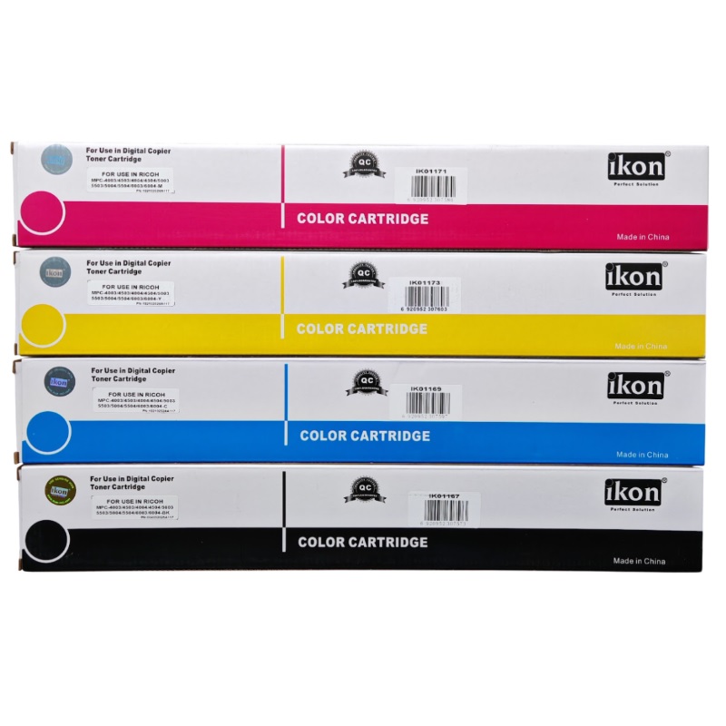 Kit de Toneres Ricoh Compatible C6003, C5503, C4503 CMYBK