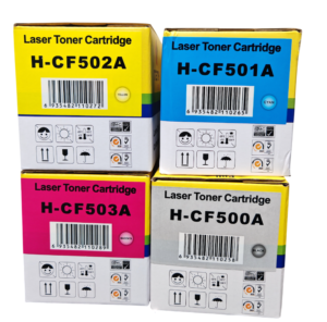 Kit de 4 Cartuchos de Tóner HP 202A Compatible CF500A CF501A CF502A CF503A