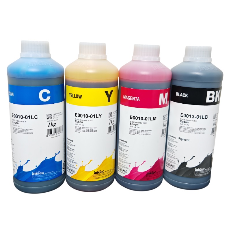 Tintas Pigmentas de 1 Litro para Impresoras Epson EcoTank y WorkForce