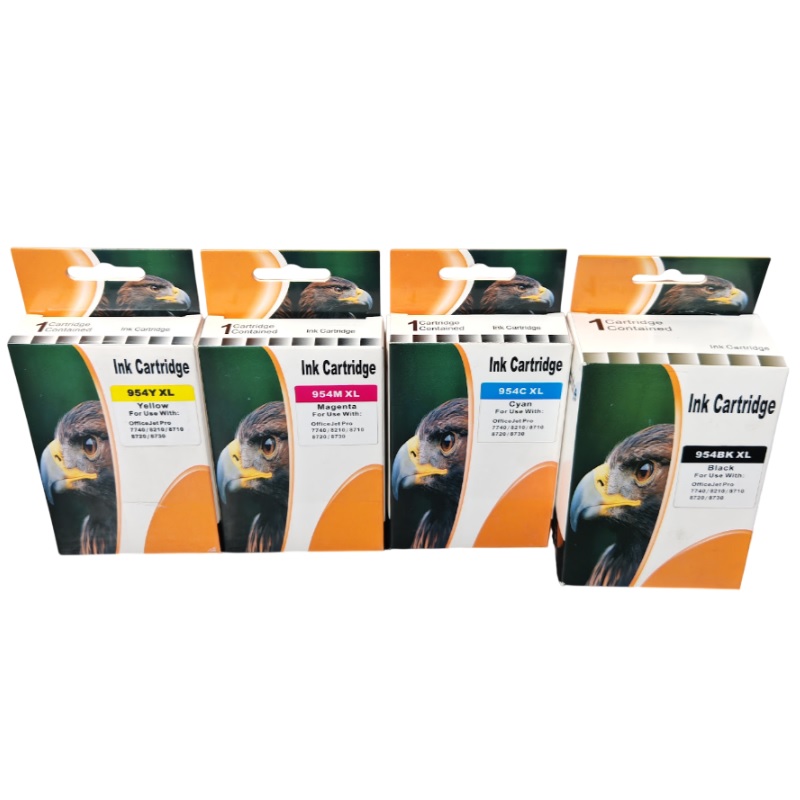 Kit de Tintas HP 954XL Genérico para HP OfficeJet Pro 7740, 8740