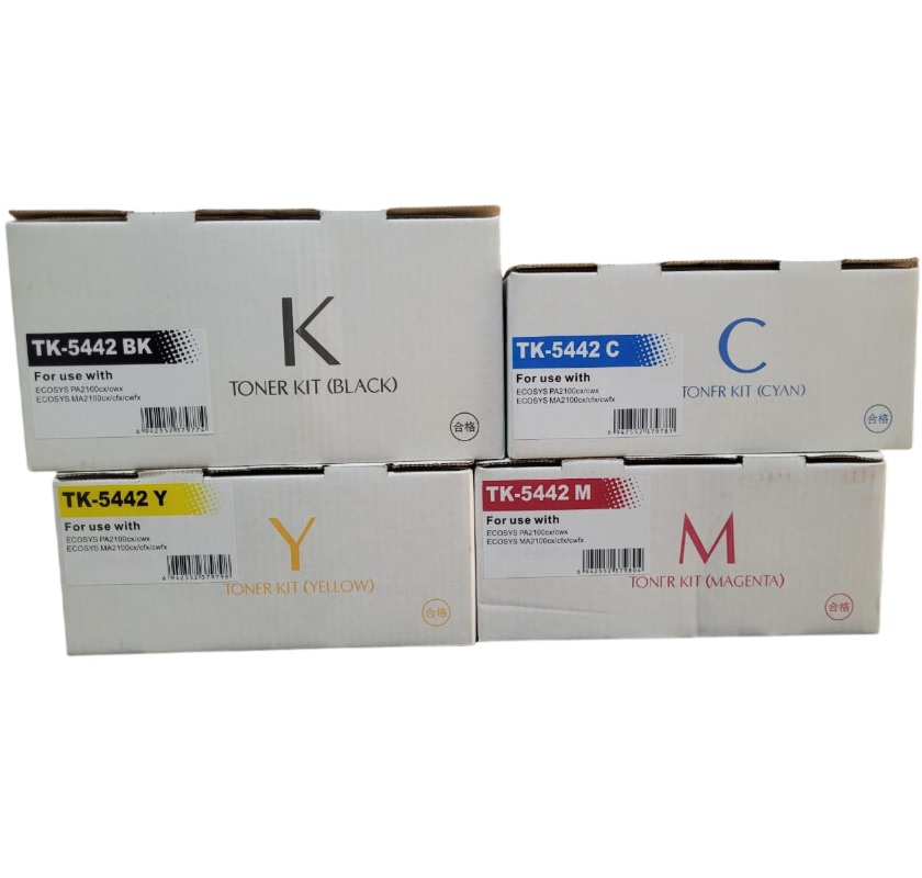 Kit Tóner Genérico Kyocera TK-5442, 4 Colores (CMYK) ECOSYS MA2100cwfx