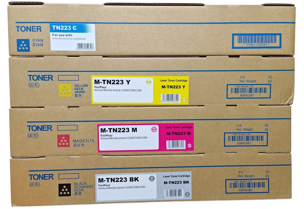 Compatibilidad Con: Impresoras Konica Minolta Bizhub C226, C256, C266, C7222, C7226