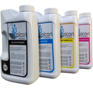 Kits de Tintas de 1 Litro CMYK para Impresoras con Sistema de Tanque Continuo