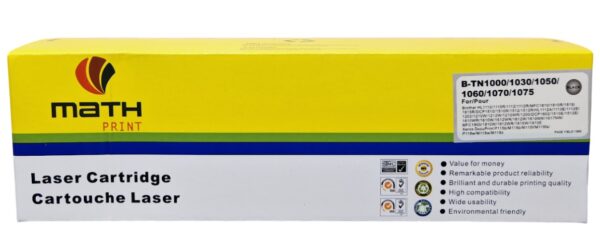 Cartucho de Toner Compatible Brother TN-1060 negro para impresoras HL-1212W, DCP-1617NW y más. Alto rendimiento 1,000 páginas y excelente calidad de impresión.