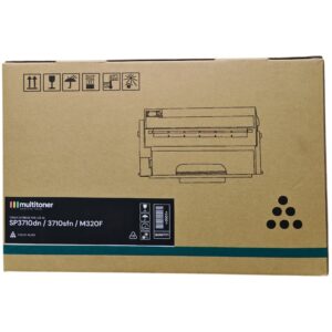 Compra Toner compatible Ricoh 408284 negro con rendimiento de hasta 7,000 páginas. Compatible con impresoras SP 3710X, SP 3710DN, SP 3710SF y P311.