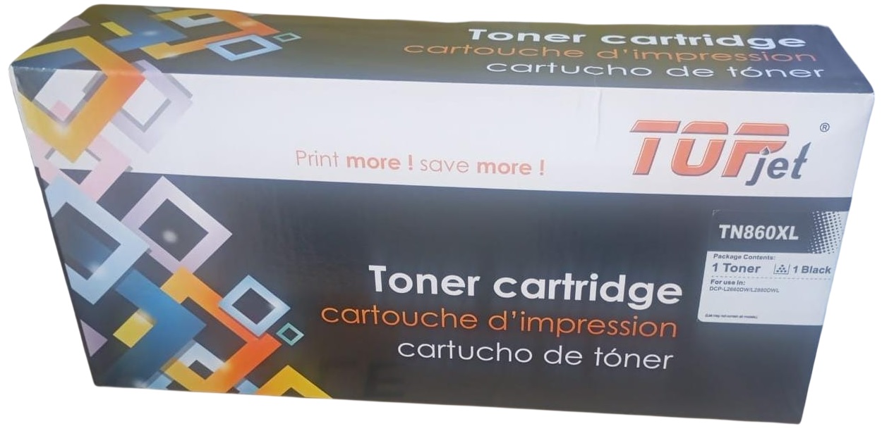 Tóner Genérico Brother TN860XL (TN-860XL) MFC-L2880DW Negro 3,000 páginas