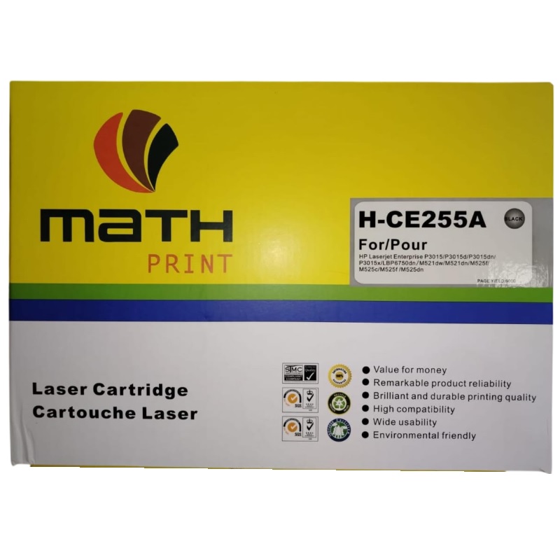 Tóner Genérico HP CE255A (55A) para LaserJet P3015 / M521 / M525