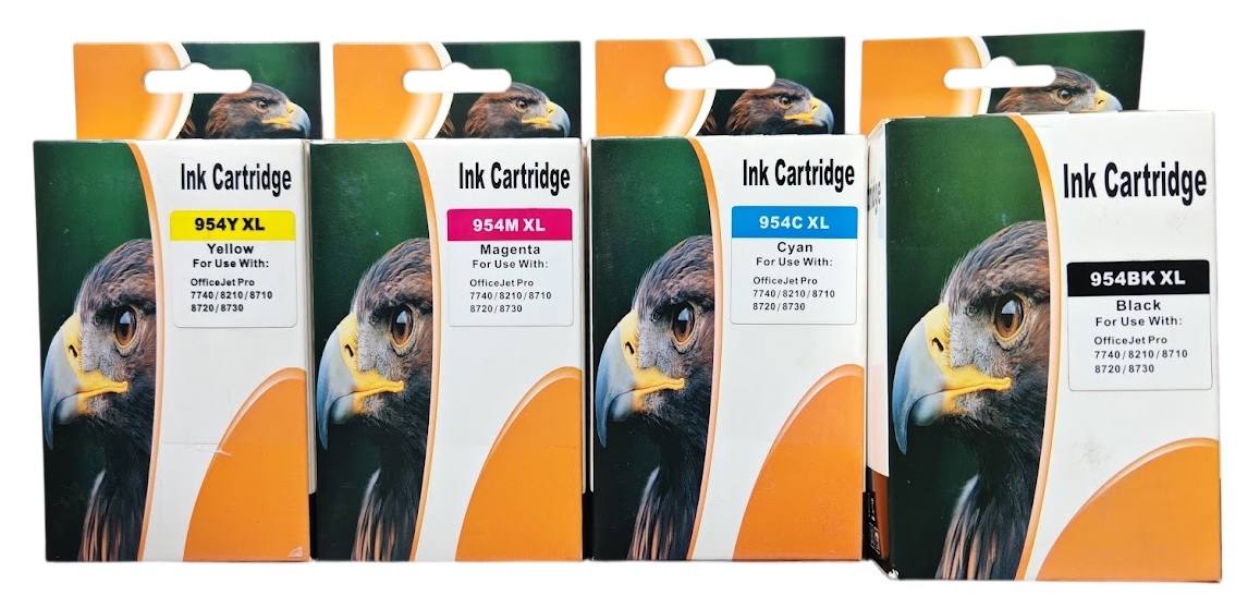 Kit de Tintas HP 954XL Genérico para HP OfficeJet Pro 7740, 8740