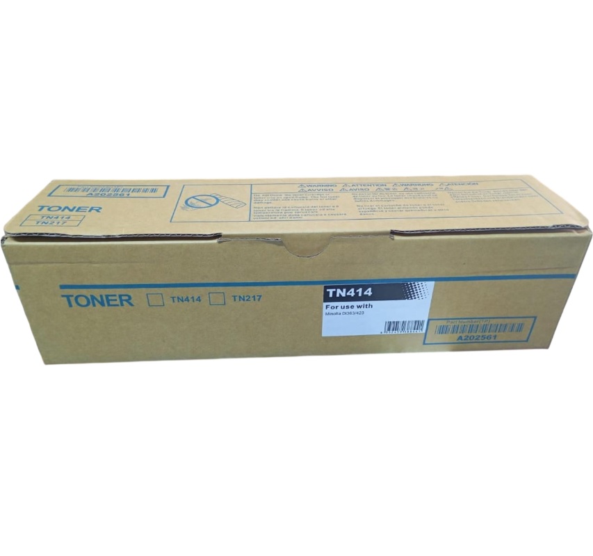 Tóner Genérico Konica Minolta TN-414 Bizhub 363, 423 — 25,000 Páginas