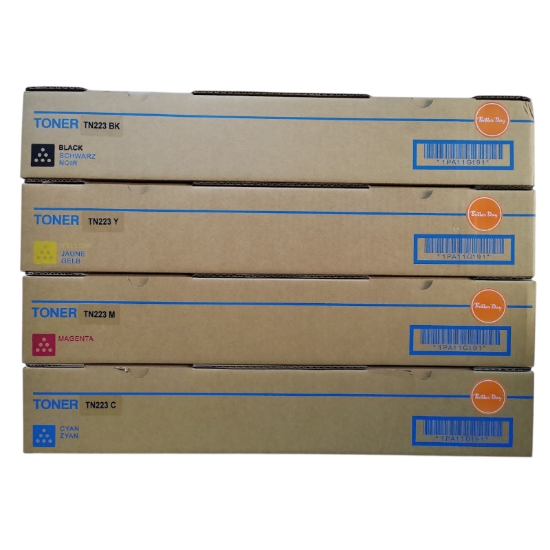 Kit de Toner Genérico Konica Minolta TN-223 CMYK para Bizhub C226