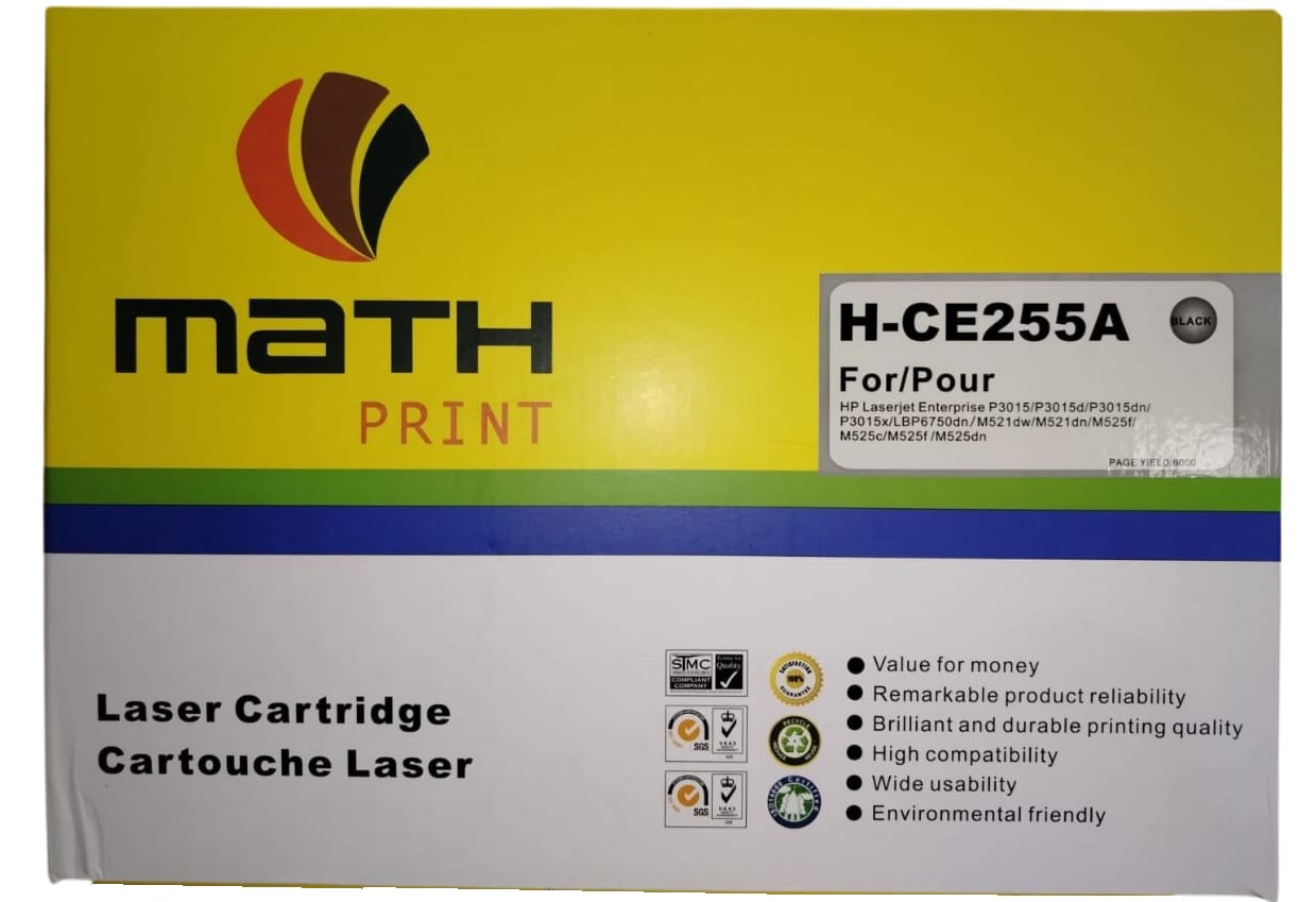 Tóner Genérico HP CE255A (55A) para LaserJet P3015 / M521 / M525