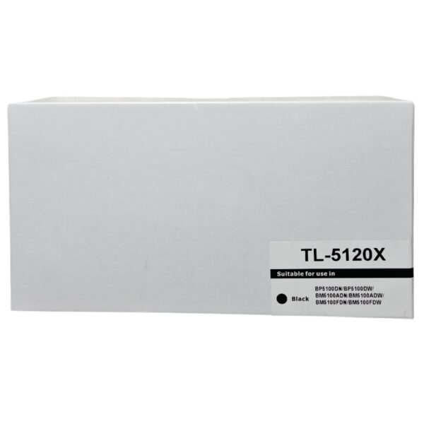 Compra Toner Genérico Pantum TL-5120X negro con rendimiento de hasta 15,000 páginas. Compatible con BP5100DN, BP5100DW, BM5100ADW y BM5100FDW.
